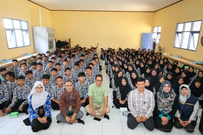 Otorita IKN menggelar sosialisasi pencegahan dini stunting dan kesehatan reproduksi bagi ratusan pelajar di wilayah delineasi IKN pada 28–30 April 2026. Foto: HO/Humas Otorita IKN