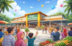 Pasar Teluk Pandan Siap Beroperasi: Tingkatkan Ekonomi Lokal