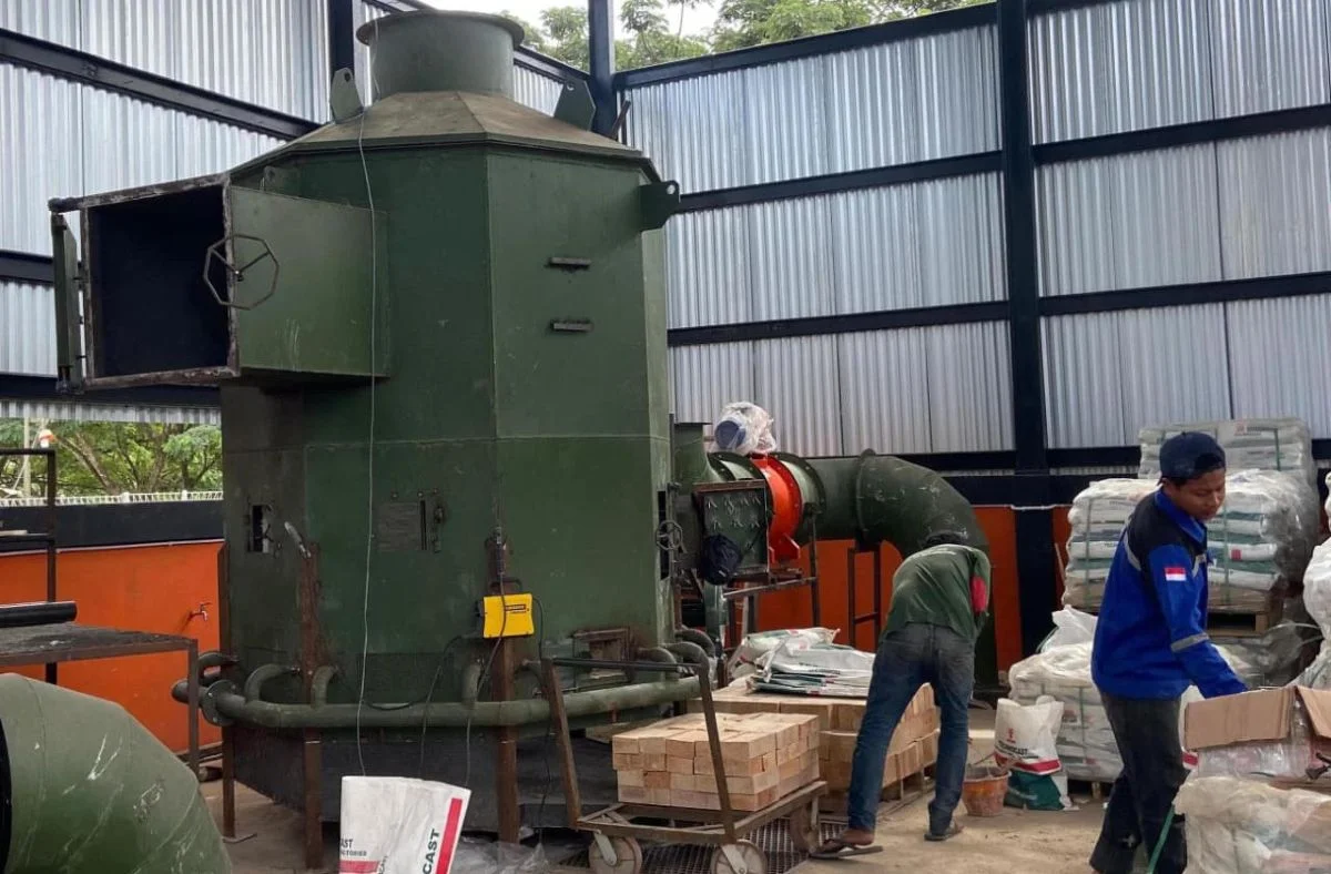 Insinerator yang ada di Samarinda. Foto: BorneoFlash/Nur Ainunnisa