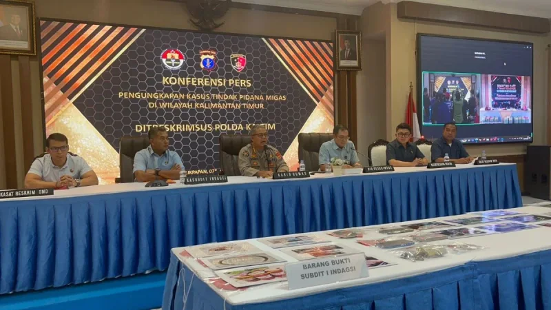 Polda Kaltim Sita Ribuan Liter BBM Subsidi