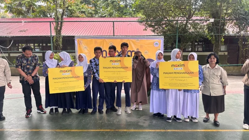 Maxim menggelar kompetisi pendidikan bertajuk Maxim Science Quiz Balikpapan 2026. Foto: HO/Maxim
