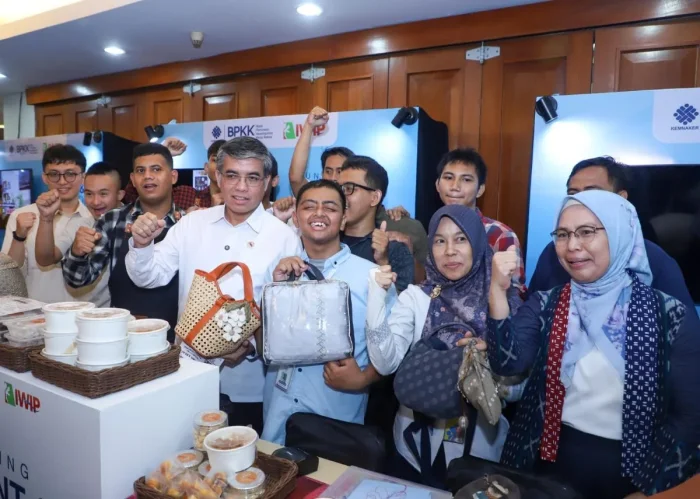 Menteri Ketenagakerjaan (Menaker), Yassierli saat Peluncuran TIH dilakukan di Balai Perluasan Kesempatan Kerja (BPKK) Bekasi, pada Selasa (28/4/2026). Foto: HO/Biro Humas Kemnaker