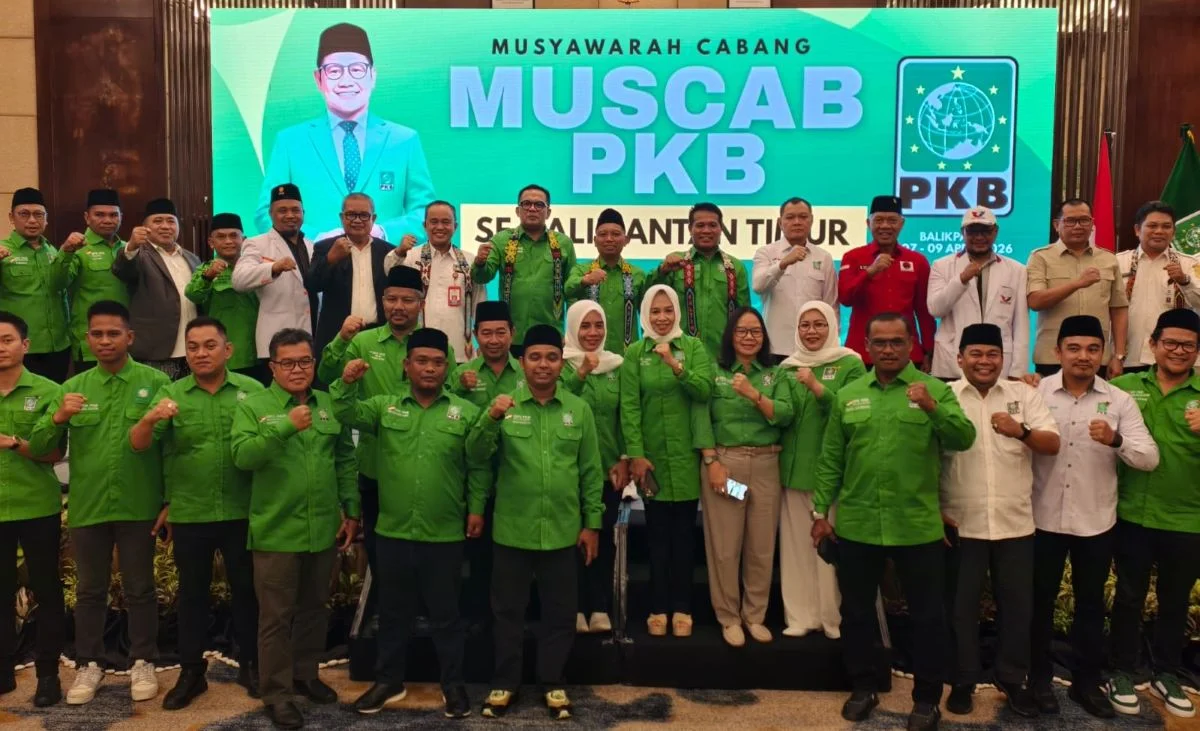 Musyawarah Cabang PKB se-Kaltim yang digelar di Novotel Balikpapan, pada Rabu (8/4/2026). Foto: BorneoFlash/Ist