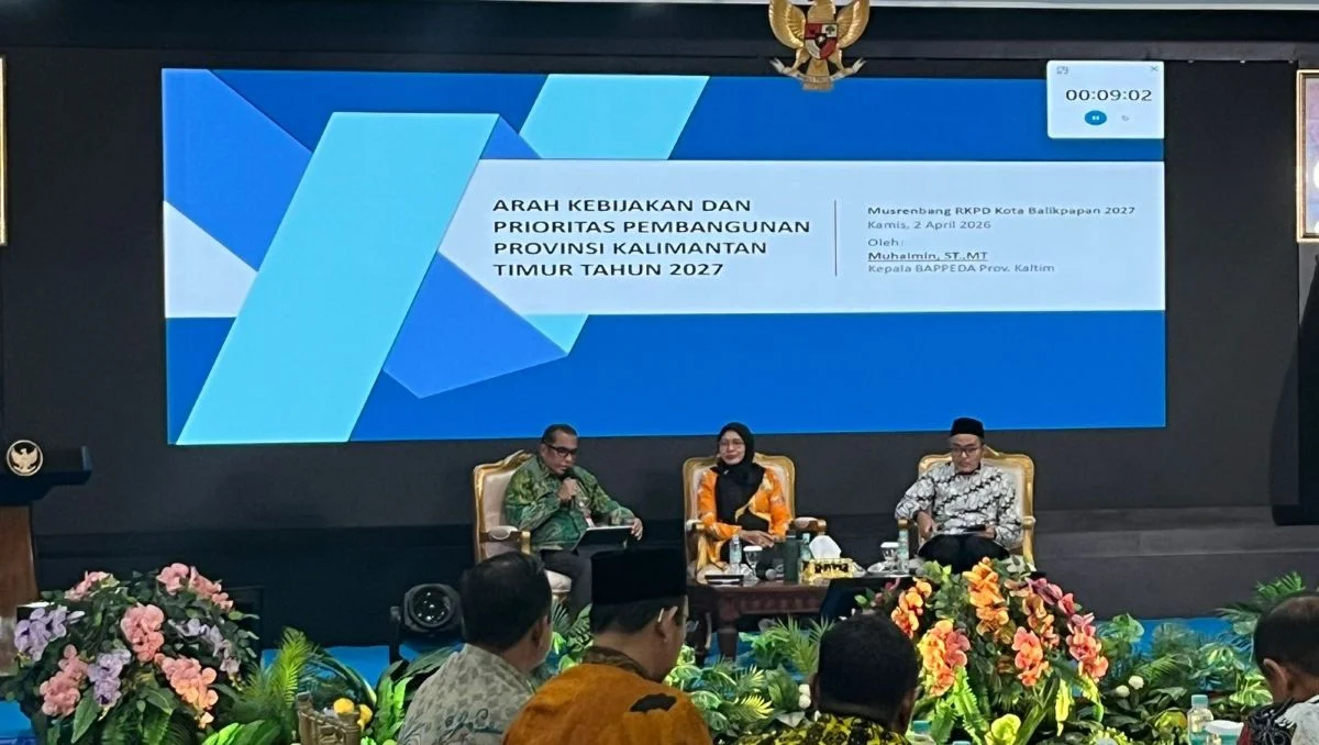 Musyawarah Rencana Pembangunan (Musrenbang) dalam rangka penyusunan RKPD Kota Balikpapan Tahun 2027, di Auditorium Balai Kota Balikpapan, pada Kamis (2/4/2026). Foto: BorneoFlash/Ardian