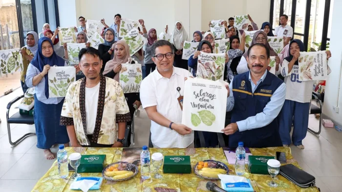 Otorita IKN bersama BI memberikan Pelatihan Ecoprint yang digelar di Kantor Kemenko 3 dan Rusun ASN 4 Kawasan Inti Pusat Pemerintahan IKN, pada 27–29 April 2026. Foto: HO/Humas Otorita IKN