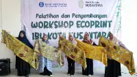 Otorita IKN dan BI Dorong UMKM Naik Kelas Lewat Pelatihan Ecoprint Berbasis Potensi Lokal