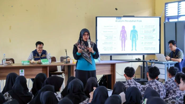 Otorita IKN menggelar sosialisasi pencegahan dini stunting dan kesehatan reproduksi bagi ratusan pelajar di wilayah delineasi IKN pada 28–30 April 2026. Foto: HO/Humas Otorita IKN