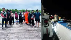 PHM Evakuasi 7 Nelayan Terombang-ambing 2 Hari di Selat Makassar