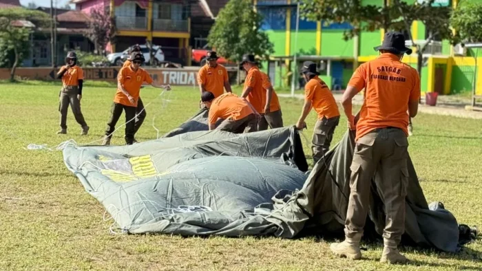 Satpol PP Samarinda Asah Kesiapsiagaan Linmas Lewat Pelatihan Mitigasi Bencana