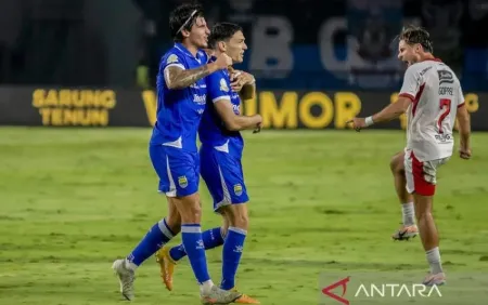 Persib Bandung 3-2 Bali United: Maung Bandung Kokoh di Puncak Klasemen