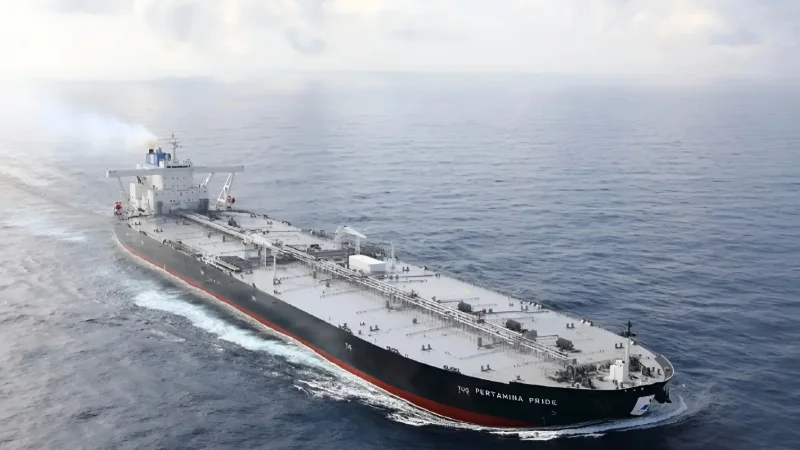 Supertanker Pertamina Pride. FOTO: dok. PT Pertamina International Shipping (PIS)