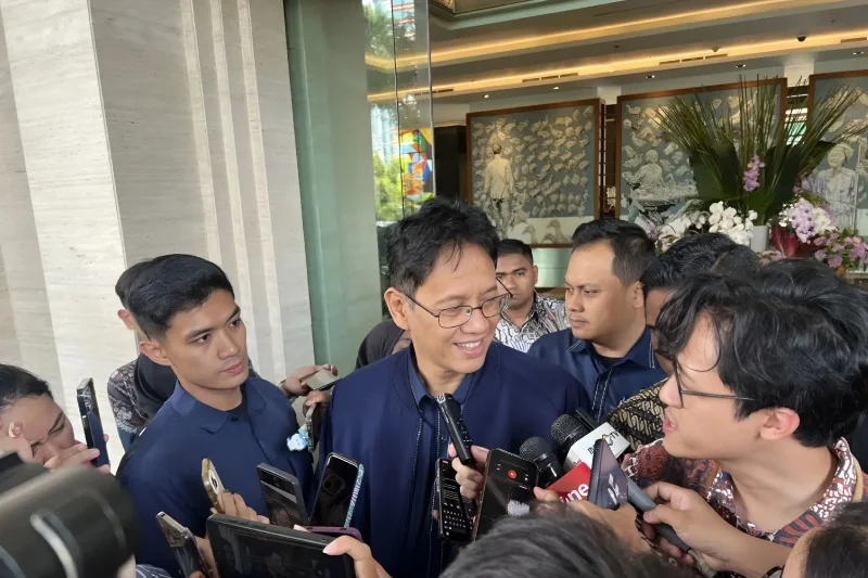 Menteri Keuangan Purbaya Yudhi Sadewa memberi keterangan ketika ditemui di Wisma Danantara Indonesia, Jakarta, Rabu. FOTO: ANTARA/Putu Indah Savitri.