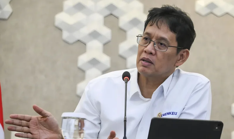 Menteri Keuangan Purbaya Yudhi Sadewa memberikan keterangan pers terkait kebijakan transportasi dan BBM di Jakarta, Senin (6/4/2026). Pemerintah memastikan tidak akan ada kenaikan harga BBM bersubsidi hingga akhir 2026 guna menjaga stabilitas ekonomi dan 