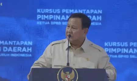 Prabowo Minta Ketua DPRD Perkuat Semangat Patriotisme di Daerah