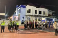 Patroli Malam Polres Kutim Intensif Cegah Balap Liar dan Gangguan Kamtibmas