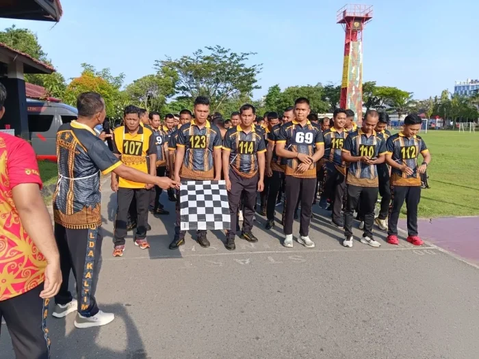 Polresta Balikpapan Tingkatkan Kebugaran Personel Lewat Samjas Berkala