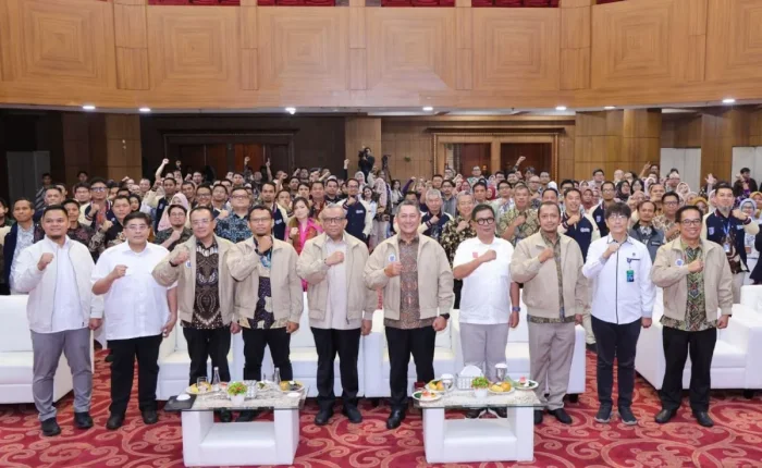 Rapat Kerja Nasional Serikat Pekerja Sucofindo di Jakarta, pada Rabu (22/4/2026). Foto: HO/Biro Humas Kemnaker