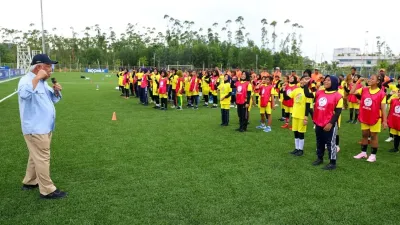 Semangat Kartini Bergema di IKN, 140 Siswi Ramaikan AFC Women’s Football Day 2026