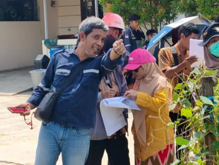 Tim Verifikasi PSU Disperkim Balikpapan melakukan peninjauan PSU di Perumahan Mentari Village dan Perumahan D’Carjoe, pada hari Selasa 21 April 2026. Foto: BorneoFlash/Ist