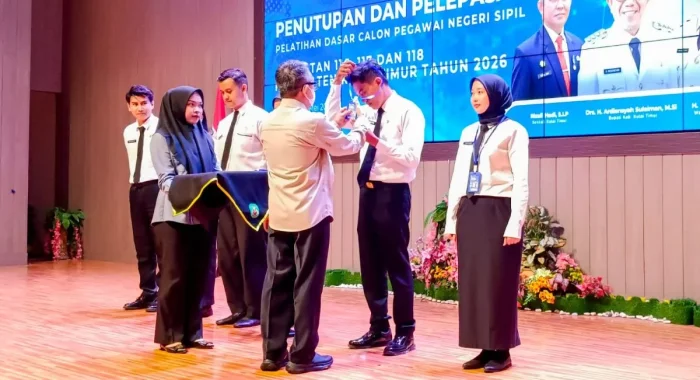 128 CPNS Kutim Tuntaskan Latsar, Bupati Ingatkan Jaga Marwah dan Profesionalisme