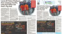 Headline E-paper BorneoFlash.com Edisi Senin 11 Mei 2026: Lansia 80 Tahun Disekap Pacar Anaknya Sendiri, Uang Rp2 Miliar dan Emas 1 Kg Raib