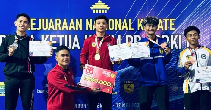 Prajurit Yonif TP 826/BTB Raih Medali Perak pada Kejurnas Karate Piala Ketua Umum PB FORKI 2026
