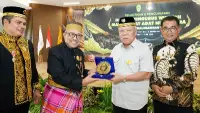 Pelantikan Matra Kaltim Digelar di IKN, Basuki Tekankan Persatuan dan Peran Budaya Adat