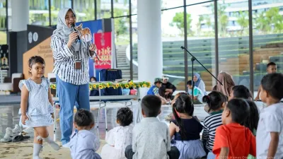 Myrna Safitri Dongengkan Satwa Kalimantan di IKN Fun Day, Ajak Anak-anak Tinggalkan Gadget