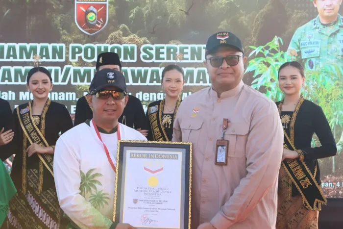 Pecahkan Rekor MURI, Kodam VI/Mulawarman Tanam 10.100 Pohon Ulin dan Lepas Ribuan Satwa