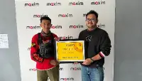 Maxim Salurkan Santunan Rp13,4 Juta ke Mitra Pengemudi di Samarinda Usai Kecelakaan