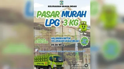 Sambut Iduladha, Kelurahan Graha Indah Gelar Pasar Murah LPG 3 Kg untuk Warga