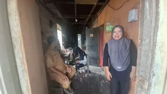 Penerima Bantuan Stimulan Perumahan Swadaya, Arbainah. Foto: BorneoFlash/Niken Sulastri