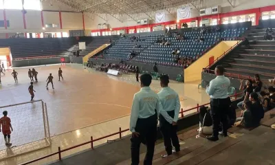 Pengamanan Turnamen Futsal di GOR Desnan Sendawar, Polres Kutai Barat Siapkan Strategi
