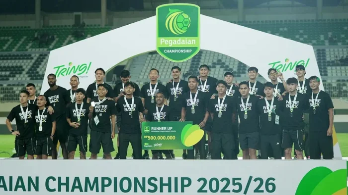PSS Sleman Raih Runner Up Pegadaian Championship 2025/26