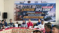 KKT Gelar Simulasi Ancaman Pembajakan Kapal di Pelabuhan Kariangau, Uji Kesiapan Keamanan Maritim
