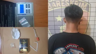 Polisi Ungkap Kasus Sabu di Balikpapan Timur, Seorang Pria Diamankan