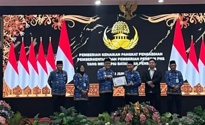 Pemkot Balikpapan Beri Santunan Rp7,5 Juta untuk ASN Purna Tugas, Bagus Susetyo: Pengabdian Tak Pernah Pensiun