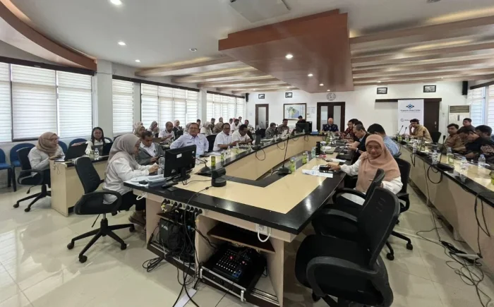 Workshop Pemkot Balikpapan bersama Bank Dunia, NUS Cities Singapore dan Singapore Water Center, di Aula Bappedalitbang Balikpapan, pada Rabu (6/5/2026). Foto: BorneoFlash/Niken Sulastri