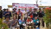 Meriahkan HUT Bhayangkara ke-80, Ditpamobvit Polda Kaltim Gelar Lomba Mancing Lele Mania di KM 13