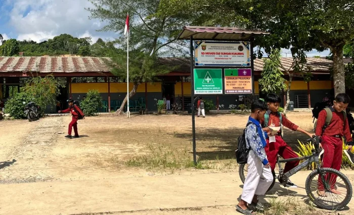 SDN 012 Sungai Kunjang Terus Diterpa Banjir, Jumlah Peminat Menyusut, Sekolah Harapkan Pembangunan Total