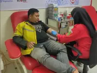 Peringati Hari Donor Darah Sedunia, Maxim Sangatta Gelar Donor Darah Bersama PMI