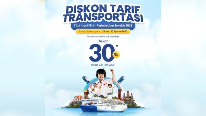 PELNI Tebar Diskon Tiket Kapal 30 Persen Selama Libur Sekolah, Kuota Terbatas
