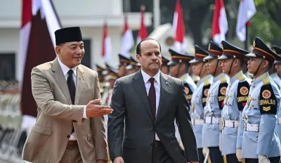 Menhan Sjafrie Sambut Menhan Qatar, Bahas Isu Global dan Penguatan Kerja Sama Pertahanan