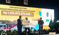 Kejagung Serahkan Rp1,029 Triliun Hasil Pemulihan Aset ke Kemenkeu