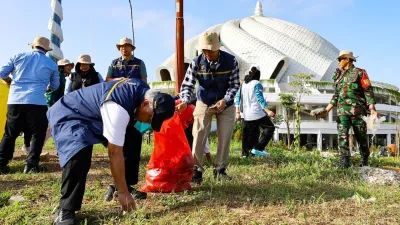 330 Kilogram Sampah Dikumpulkan, Ratusan Green Warrior IKN Bergerak Wujudkan Indonesia ASRI