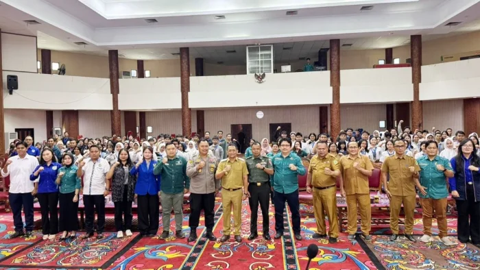 Seminar Wirausaha Muda yang digelar Dispora, di Auditorium Aji Tulur Jejangkat (ATJ), Barong Tongkok pada Selasa (9/6/2026). Foto: HO/Diskominfo Kubar
