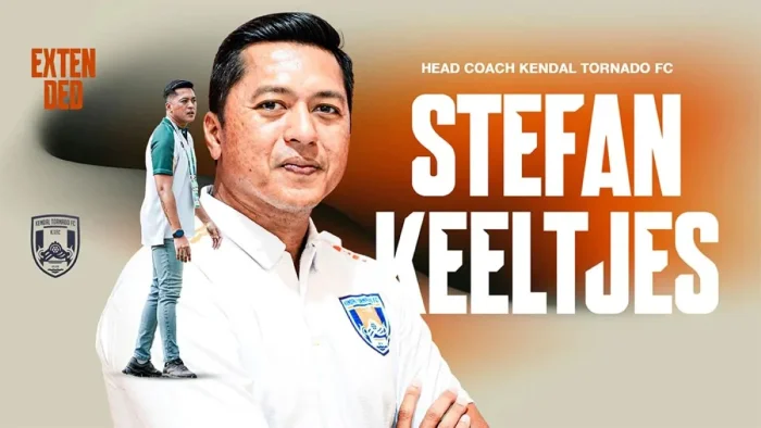 Stefan Keeltjes Kembali Nahkodai Kendal Tornado FC, Target Promosi Liga 1