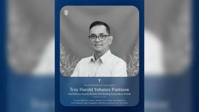 Otorita IKN Berduka, Staf Khusus Kepala Otorita IKN Troy Pantouw Berpulang