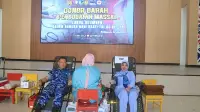 Hari Bakti ke-79 TNI AU, Lanud Dhomber Gelar Donor Darah dan Pengobatan Gratis untuk Masyarakat