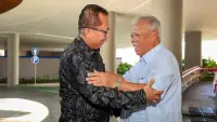 Hakim Konstitusi Tinjau Pembangunan Gedung MK di IKN, Arsul Sani Optimistis Rampung Sesuai Jadwal